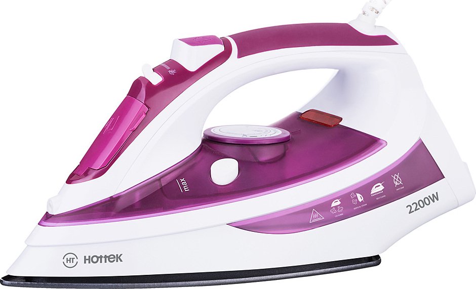 Утюг Hottek 955-003 розовый купить,NaN