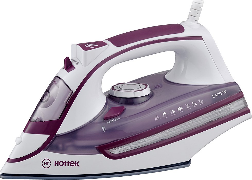 Утюг Hottek 955-006 бордовый