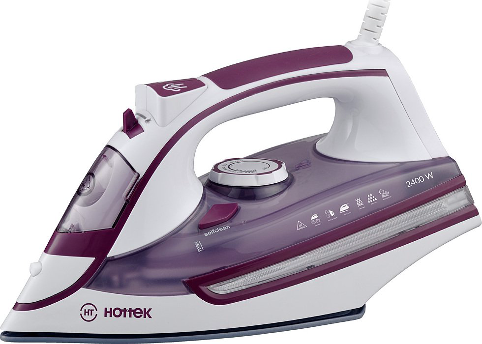 Утюг Hottek 955-006 бордовый купить,NaN