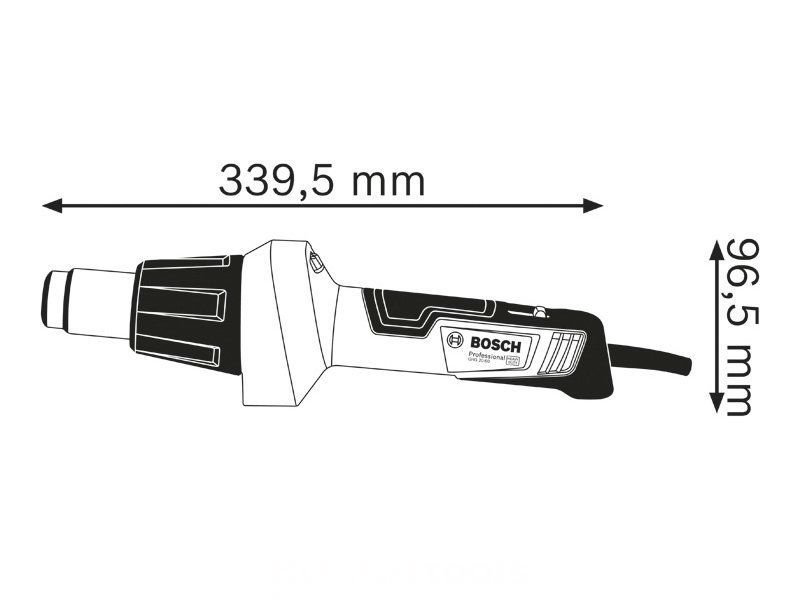 Фен технический Bosch GHG 20-60 синий купить,NaN