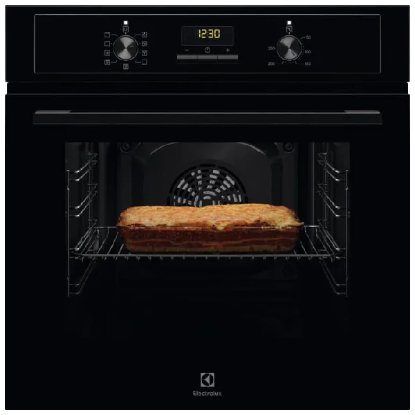 Духовой шкаф ELECTROLUX EOF3H50BK + Варочная поверхность ELECTROLUX EHF6232FOK Black купить,0