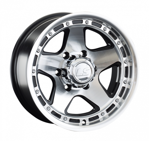 Комплект дисков LS LS 870 6х139,7 R15х8 СВ106,1 ЕТ-10 BKF купить,NaN