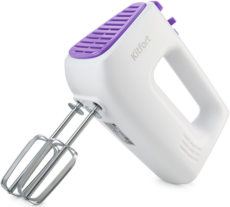 Миксер Kitfort KT-3067-1 бело-фиолетовый купить,NaN