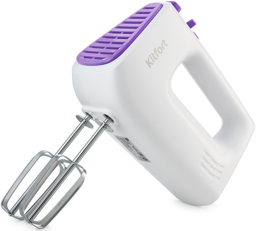 Миксер Kitfort KT-3067-1 бело-фиолетовый купить,NaN