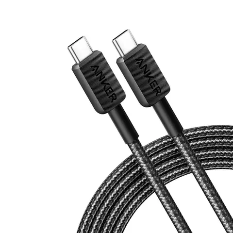 Дата-кабель Anker PowerLine 322 USB C to USB C 3m A81F7G11 Black