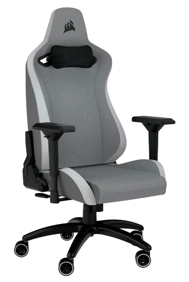 Кресло игровое Corsair TC200 Soft Fabric CF-9010048-WW Grey White