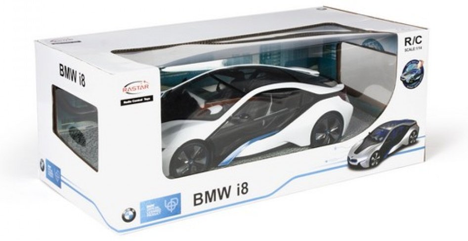 Машинка BMW I8 BMW на радиоуправлении Rastar 49600-11W купить,0
