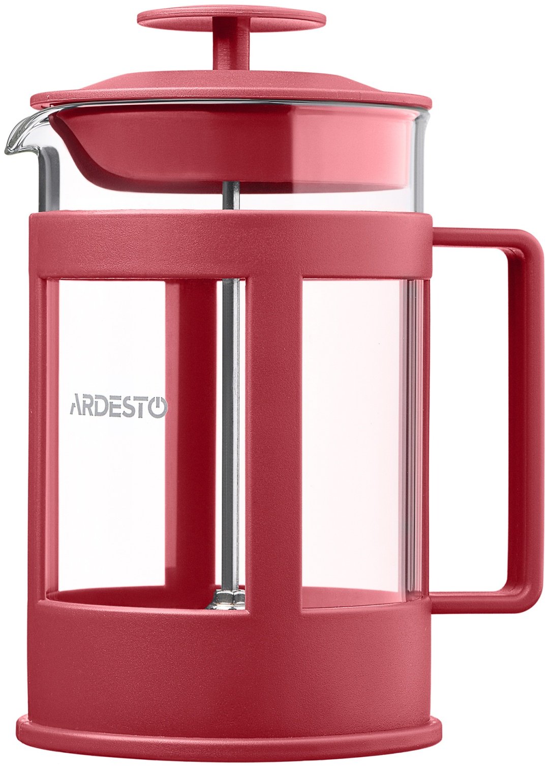Френч-пресс Ardesto Fresh AR1008RF 800 мл, стекло, металл, пластик