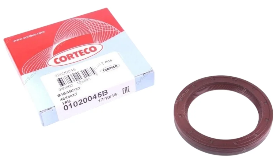 Сальник первичного вала КПП Corteco 01020045b - ForteMarket Сальник первичного вала КПП Corteco 01020045b купить,4895