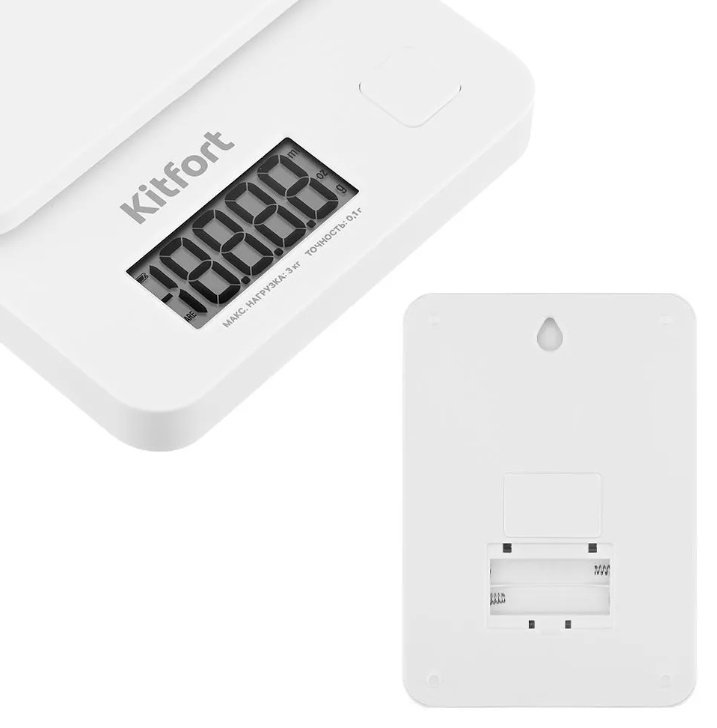Кухонные весы Kitfort КТ-817-2 белый, черный купить,0