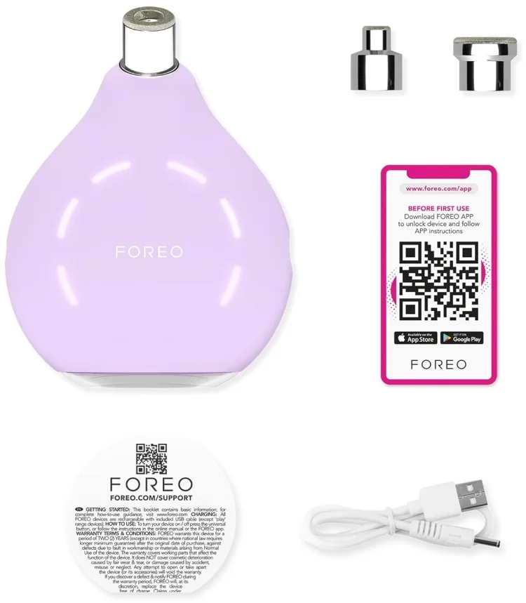 Аппарат для чистки лица Foreo вакуумный сиреневый купить,148350