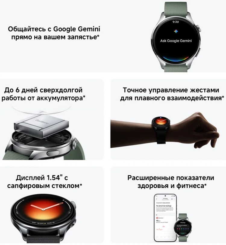 Смарт-часы Xiaomi Watch 5 47mm Black