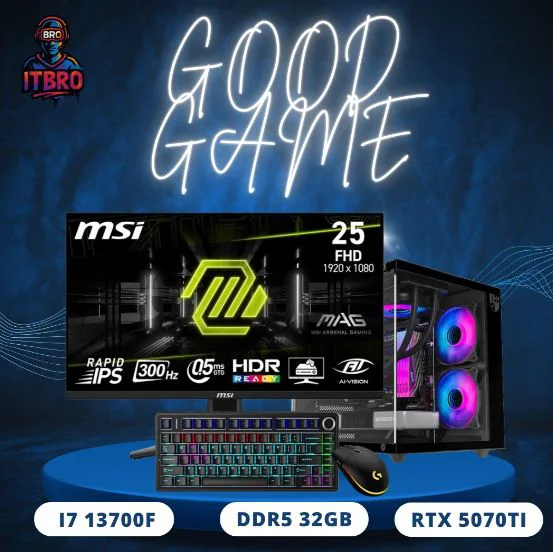 ITBRO i7-13700F / RTX 5070 Ti 16 Гб / 32 Гб / SSD 1000 Гб / Win 11 Pro купить,NaN