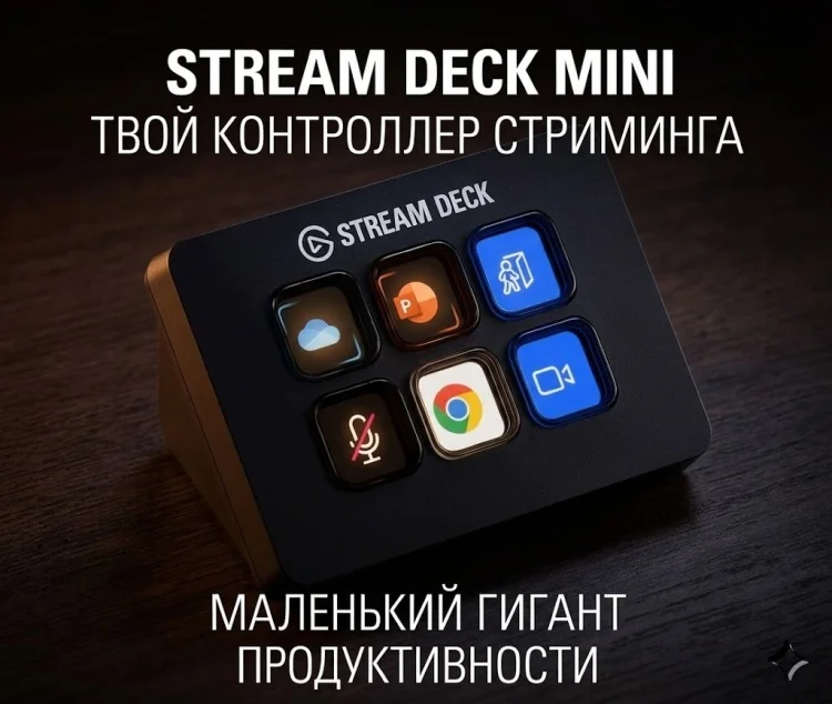 Контроллер для стриминга Elgato Stream Deck Mini 10GAI9901 черный
