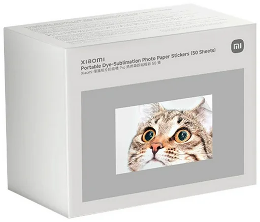 Фотобумага Xiaomi Portable Dye-Sublimation Photo Paper Stickers KDXZRSHHT50S 50шт