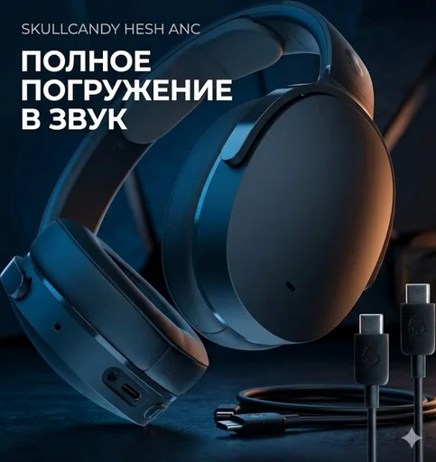 Наушники Skullcandy Hesh ANC Black