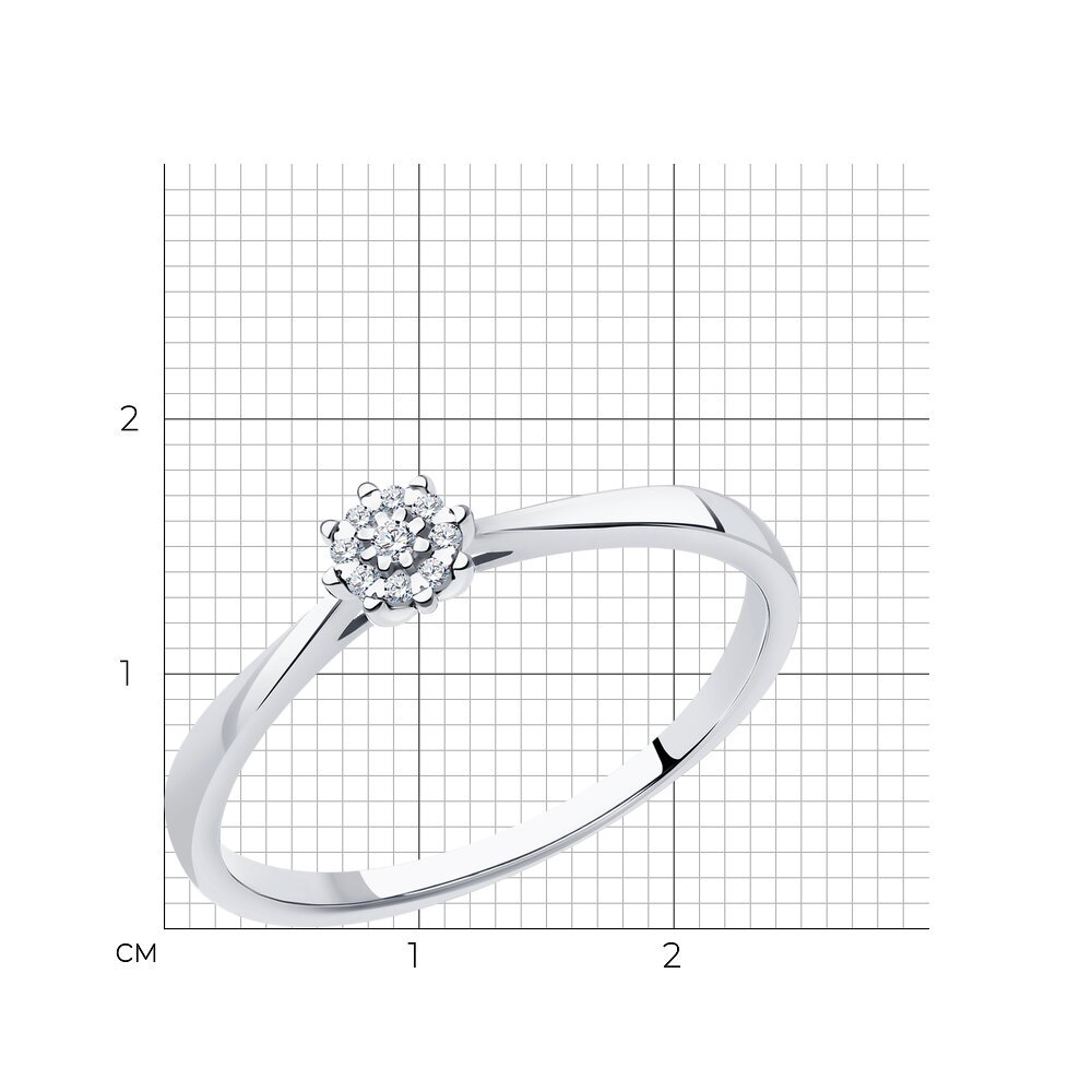 Кольцо Sokolov V1012327-3 16,5р 1,29гр. купить,253000