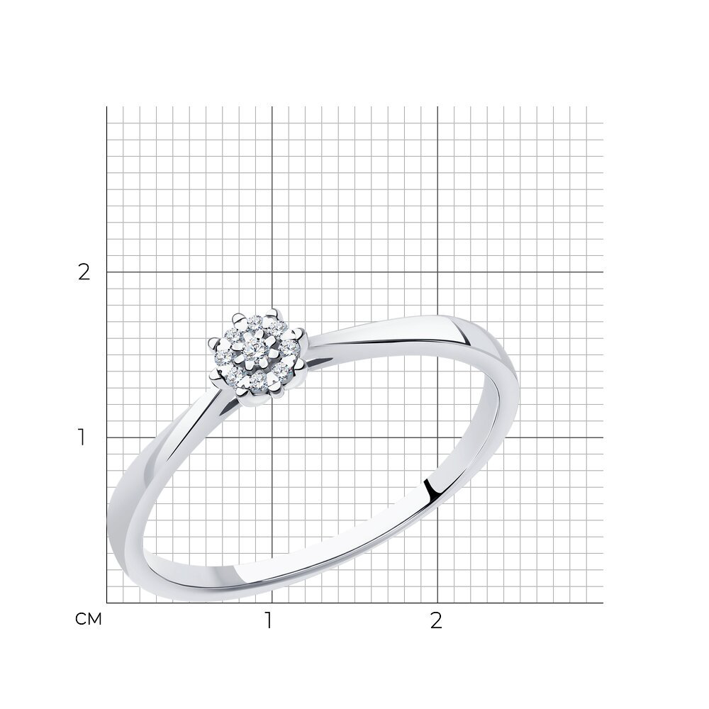 Кольцо Sokolov V1012327-3 16,5р 1,29гр. купить,253000