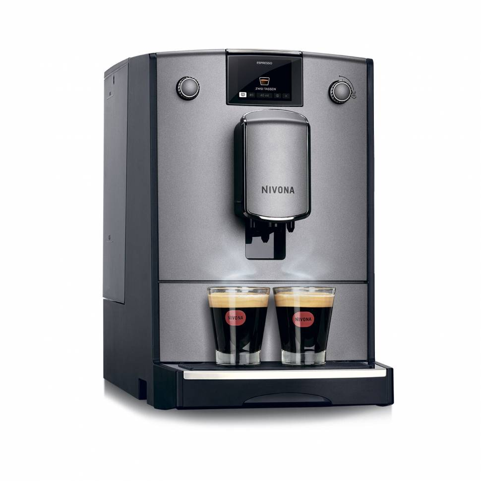Кофемашина Nivona CafeRomatica NICR 695 серебристая - ForteMarket Кофемашина Nivona CafeRomatica NICR 695 серебристая купить,0