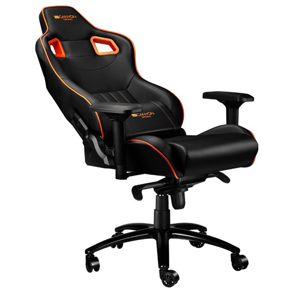 Кресло игровое Canyon CND-SGCH5 черно-оранжевое