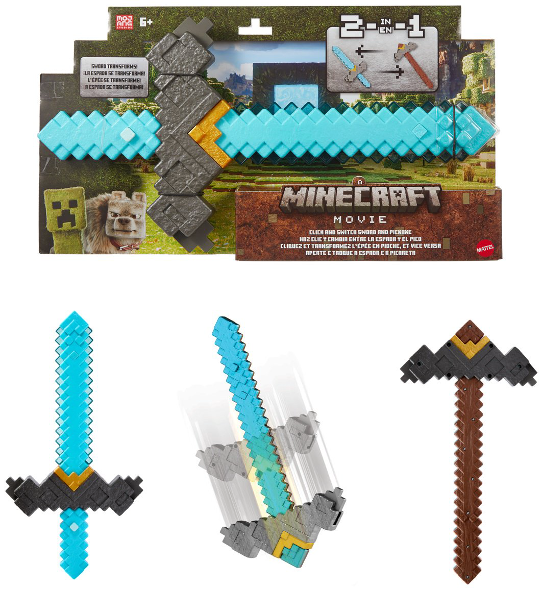 Наборы оружия Minecraft Movie. Меч и Кирка JFR72, купить,NaN