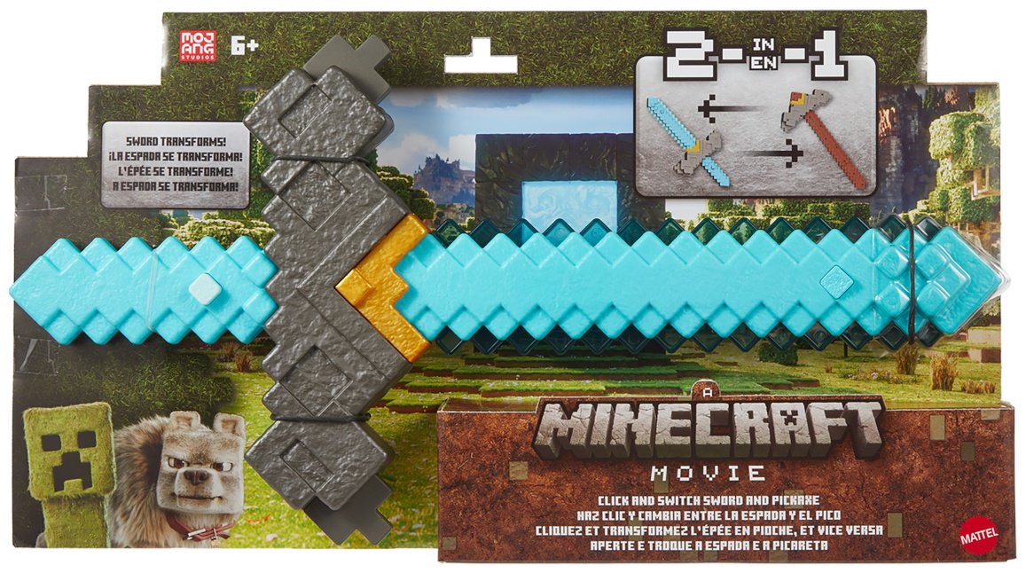 Наборы оружия Minecraft Movie. Меч и Кирка JFR72, купить,0
