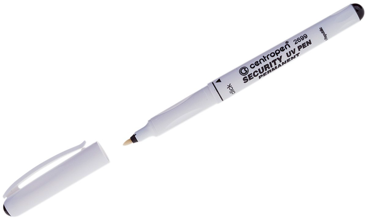 Маркер Centropen Security UV-Pen 2699, 1 шт, 0.6 мм, бесцветный купить,NaN