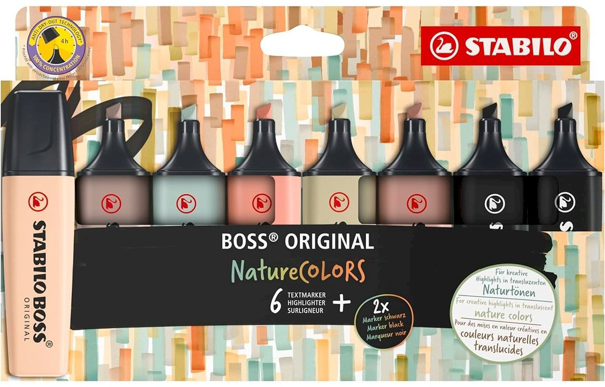 Маркер STABILO 1437847, 8 шт, 2 мм, мультиколор купить,NaN
