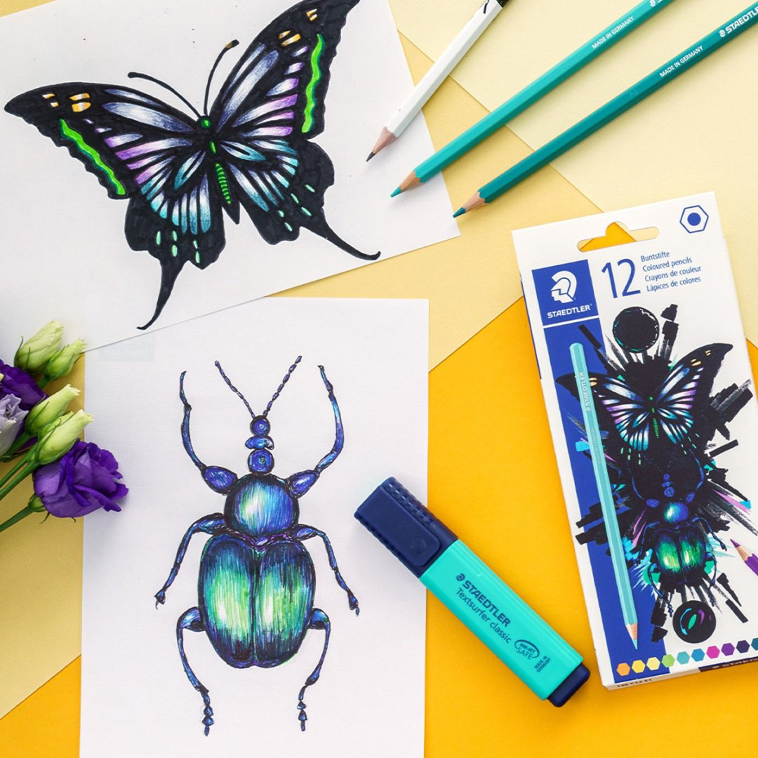 Маркер STAEDTLER 364 C4 E1, 4 шт, 5 мм, мультиколор купить,NaN