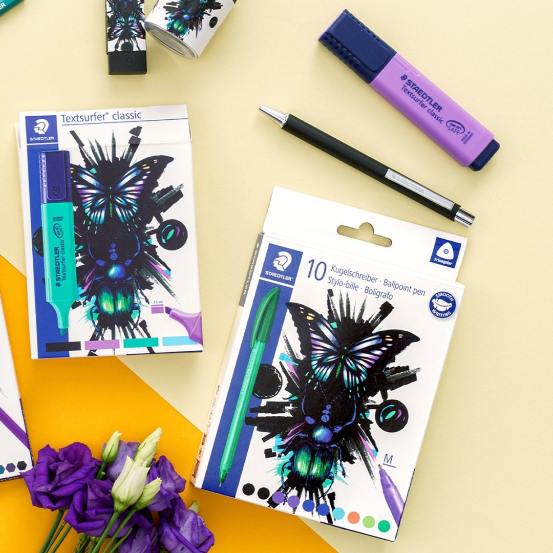 Маркер STAEDTLER 364 C4 E1, 4 шт, 5 мм, мультиколор - ForteMarket Маркер STAEDTLER 364 C4 E1, 4 шт, 5 мм, мультиколор купить,0