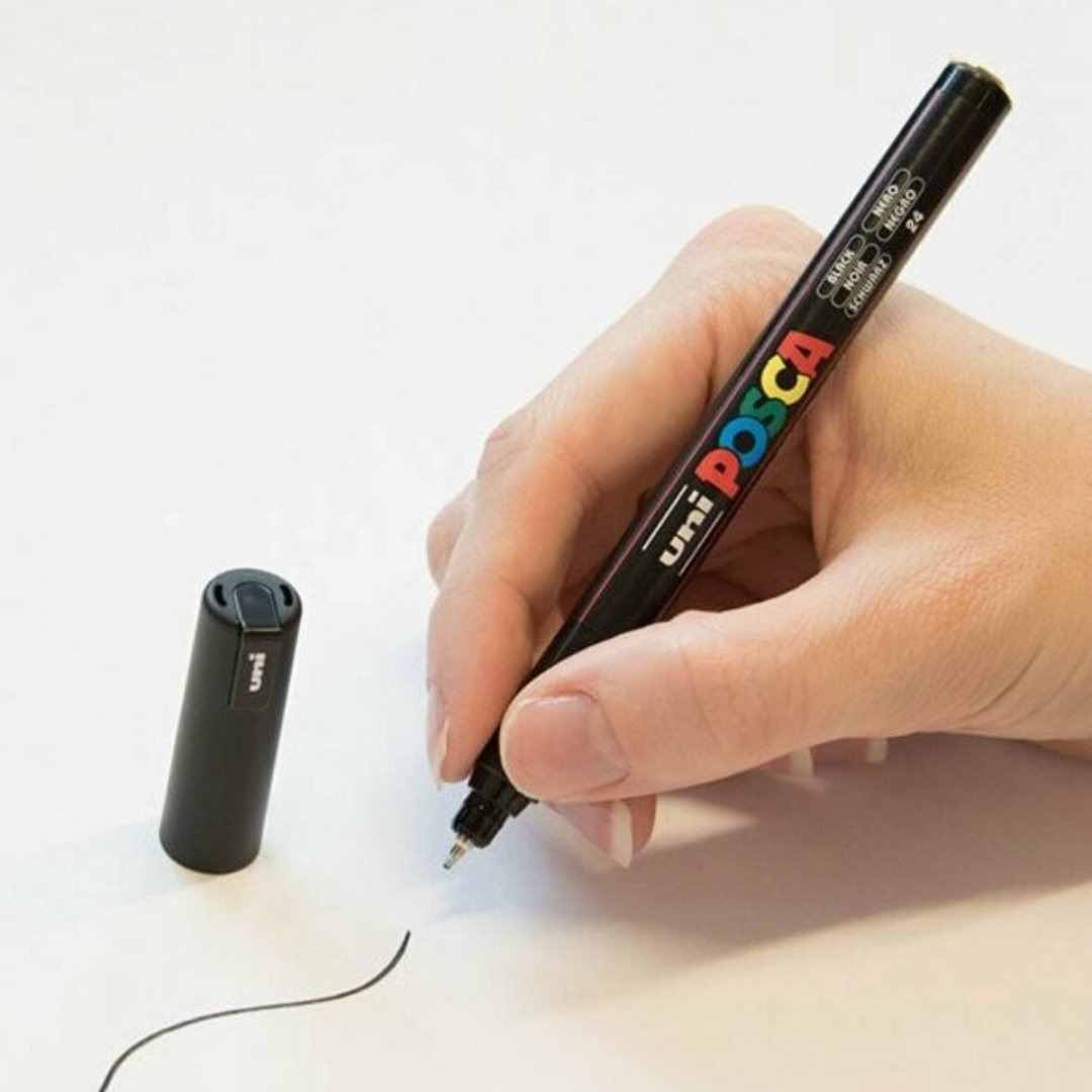 Маркер POSCA MI-PC1MR-08C, 8 шт, 0.7 мм, мультиколор купить,NaN