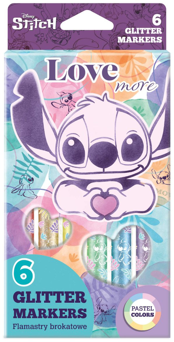 Маркер CoolPack Stitch, 6 шт, 1 мм, мультиколор купить,NaN