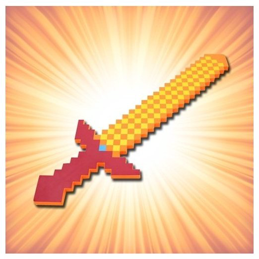 Меч Minecraft пиксельный TM00251, купить,NaN