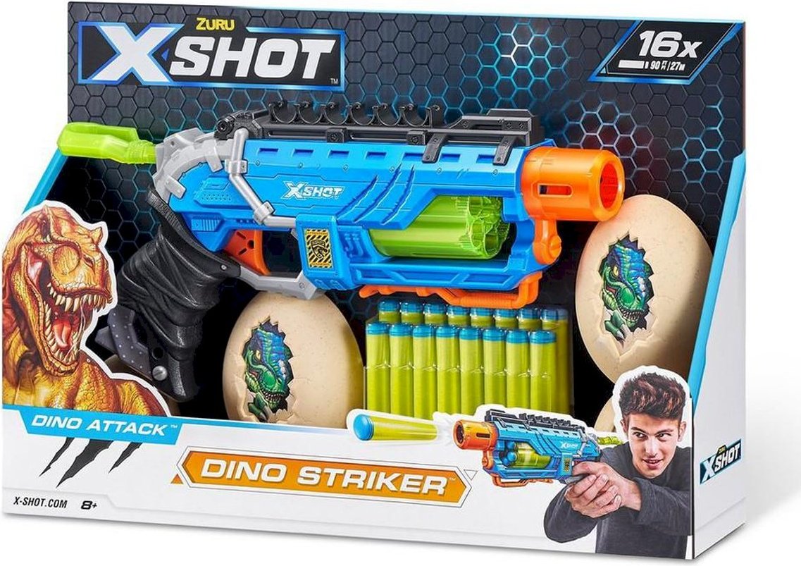 Бластеры X-Shot Нападение динозавра 4860, пластик