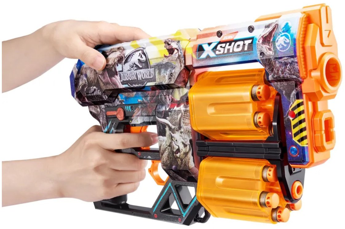 Бластеры X-Shot Dread Jurassic World 36754, пластик - ForteMarket Бластеры X-Shot Dread Jurassic World 36754, пластик купить,0