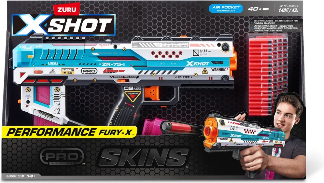 Бластеры X-Shot Pistol 2 36772, пластик 40 шт купить,0