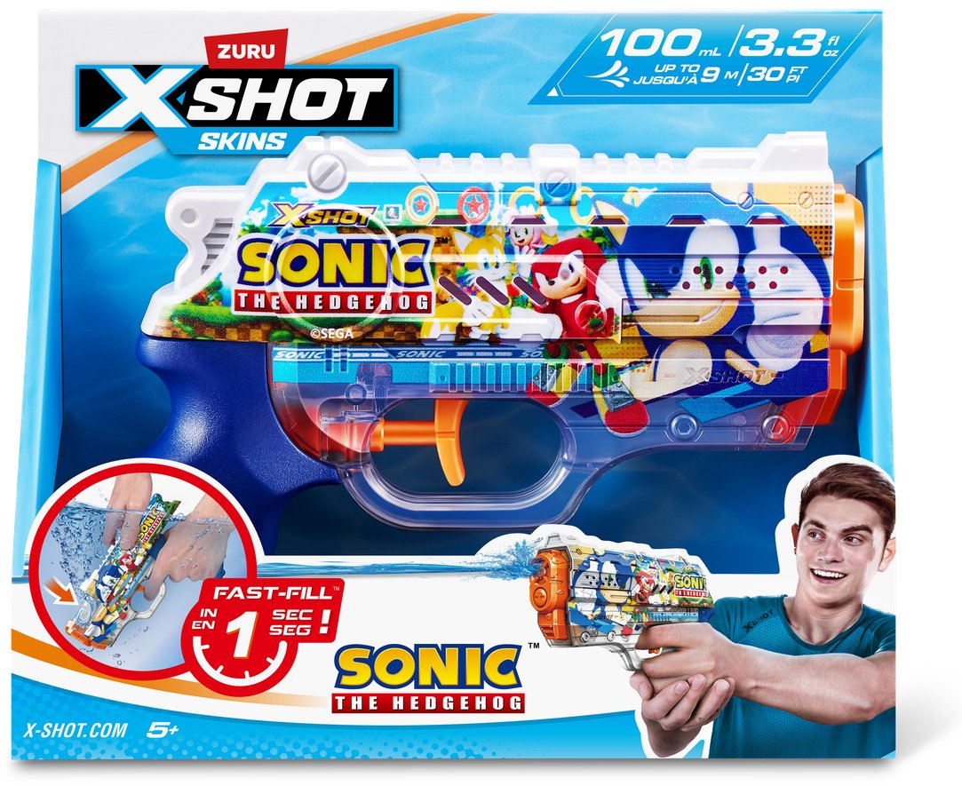 Водное оружие FAST FILL SKINS Nano Sonic 118166, пластик - ForteMarket Водное оружие FAST FILL SKINS Nano Sonic 118166, пластик купить,0