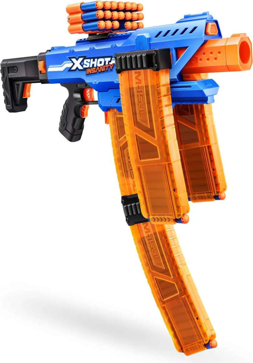 Бластеры X-Shot Motorized Clip Mania&nbsp; 36786, пластик купить,NaN