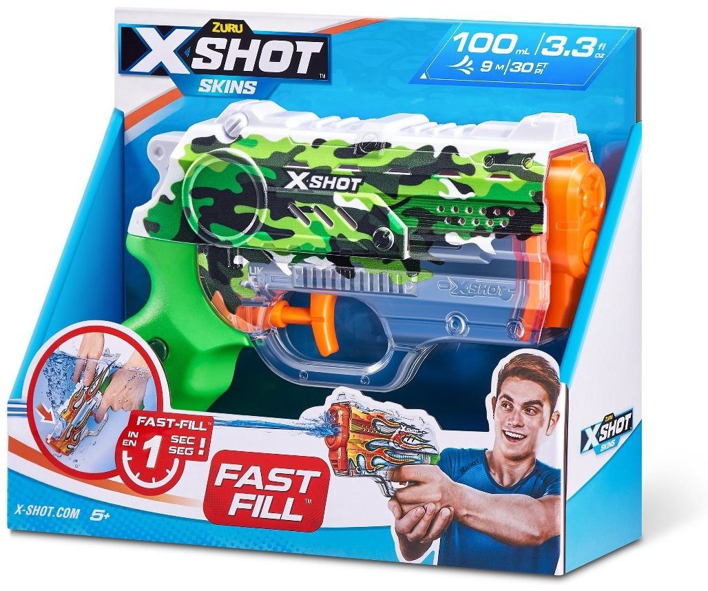 Водное оружие X-Shot Fast Fill Skins - Jungle Camo 11853/B купить,NaN
