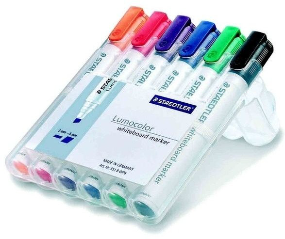 Маркер STAEDTLER 3518 WP6, 6 шт, 2 мм, мультиколор купить,NaN