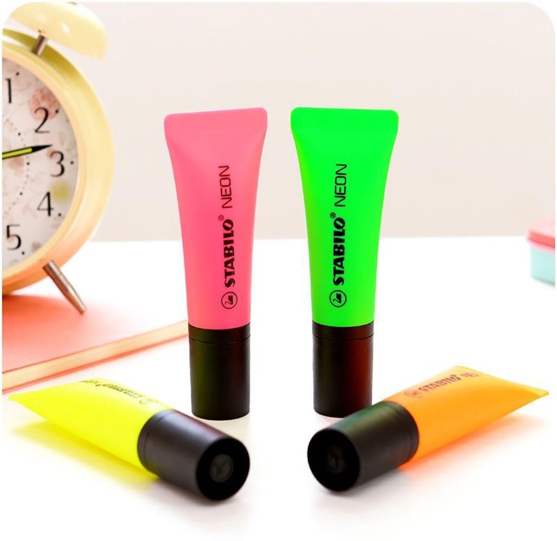Маркер STABILO 72/4-1 Neon, 4 шт, 5 мм, желтый, зеленый, розовый, оранжевый - ForteMarket Маркер STABILO 72/4-1 Neon, 4 шт, 5 мм, желтый, зеленый, розовый, оранжевый купить,0