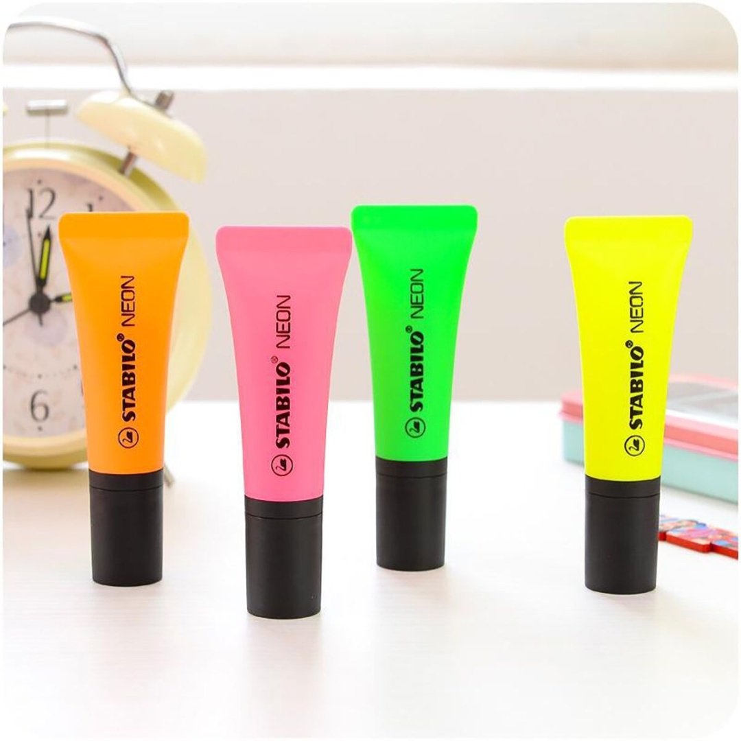 Маркер STABILO 72/4-1 Neon, 4 шт, 5 мм, желтый, зеленый, розовый, оранжевый - ForteMarket Маркер STABILO 72/4-1 Neon, 4 шт, 5 мм, желтый, зеленый, розовый, оранжевый купить,0