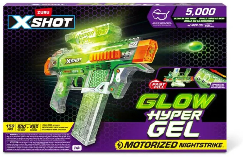 Бластеры X-Shot Motorized Nightstrike 36782, пластик купить,NaN