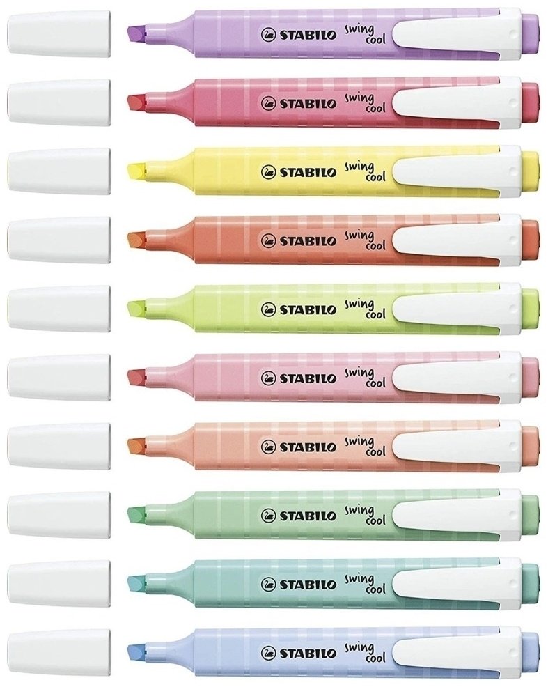 Маркер STABILO Swing Cool 1225388, 8 шт, 4 мм, мультиколор - ForteMarket Маркер STABILO Swing Cool 1225388, 8 шт, 4 мм, мультиколор купить,0