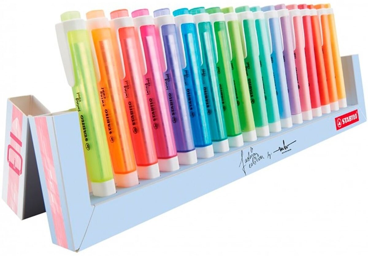 Маркер STABILO Swing Cool Pastel 1230565, 18 шт, 4 мм, мультиколор
