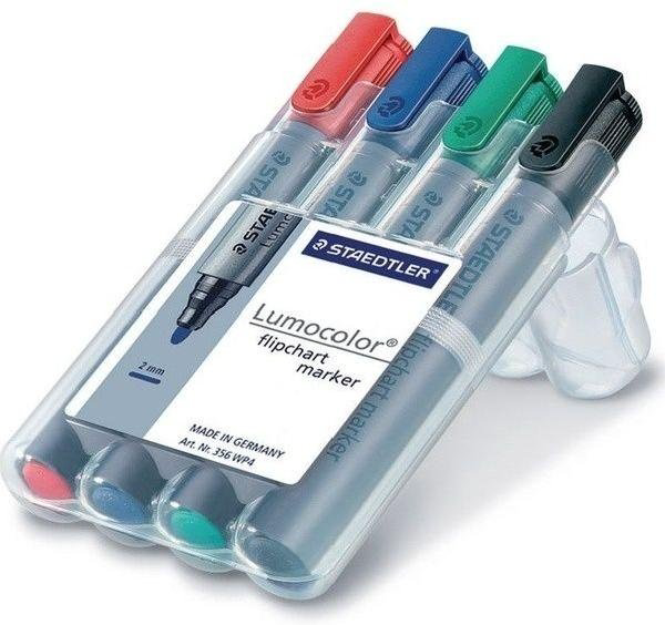 STAEDTLER Lumocolor 356 WP4-1 4 шт купить,NaN