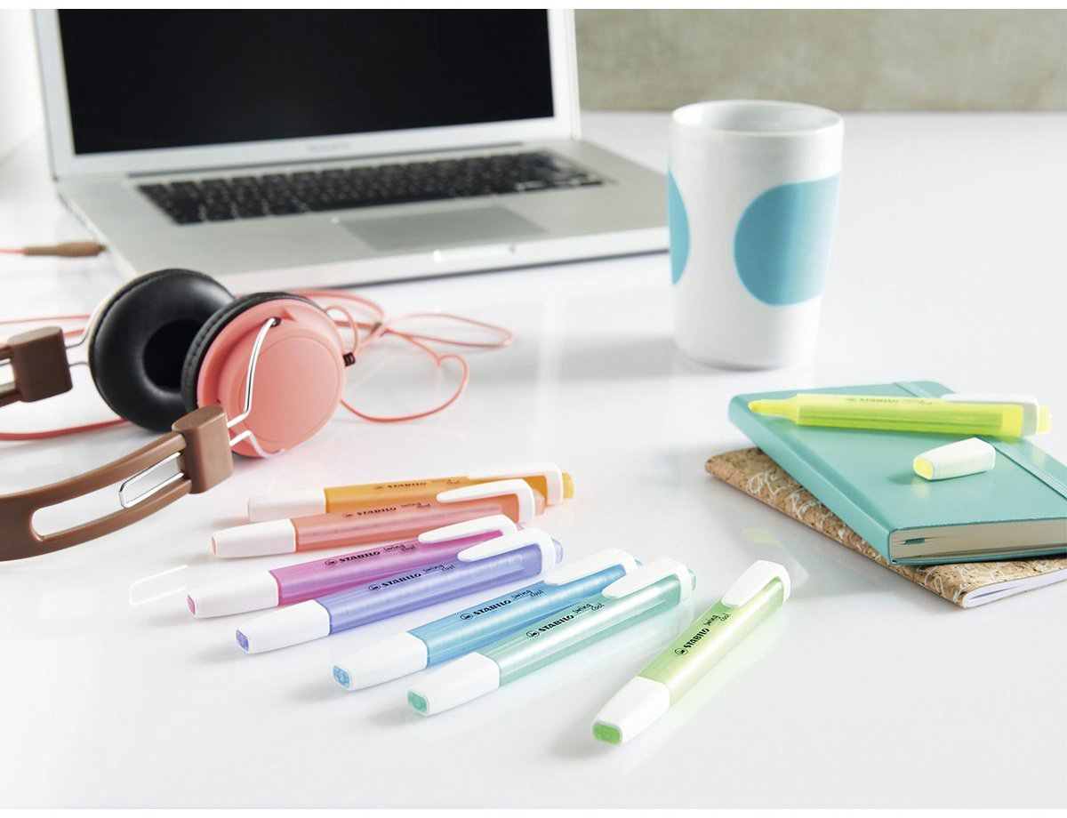 Маркер STABILO swing cool Pastel 275/4-08-2, 4 шт, 2 мм, мультиколор купить,NaN