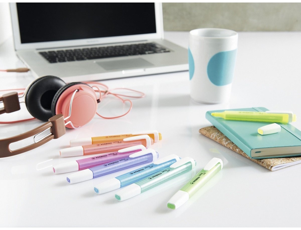 Маркер STABILO Swing Cool Pastel, 275/8-08-2, 8 шт, 2 мм, мультиколор - ForteMarket Маркер STABILO Swing Cool Pastel, 275/8-08-2, 8 шт, 2 мм, мультиколор купить,0