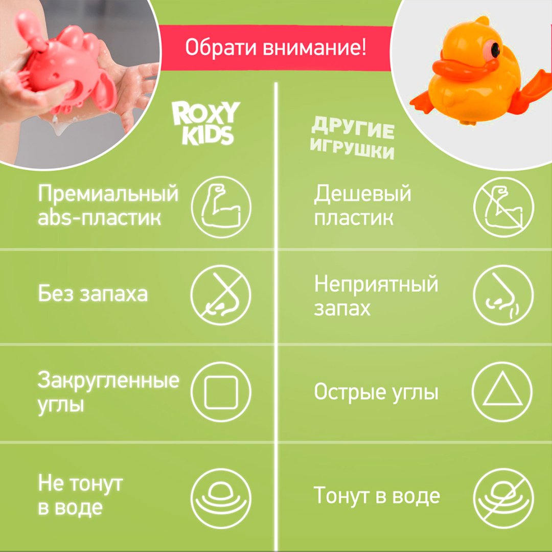 Набор Roxy Черепаха, Краб, Пингвин RWIN-002 пластик мультиколор - ForteMarket Набор Roxy Черепаха, Краб, Пингвин RWIN-002 пластик мультиколор купить,0