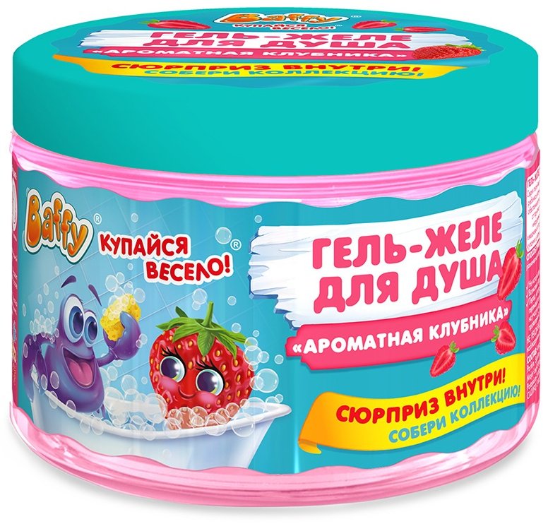 Пеноообразователь Baffy Ароматная клубника D0152-S пластик мультиколор